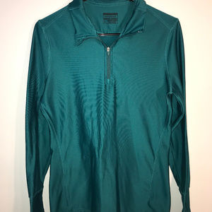 Blue/Green Long Sleeve Athletic Top